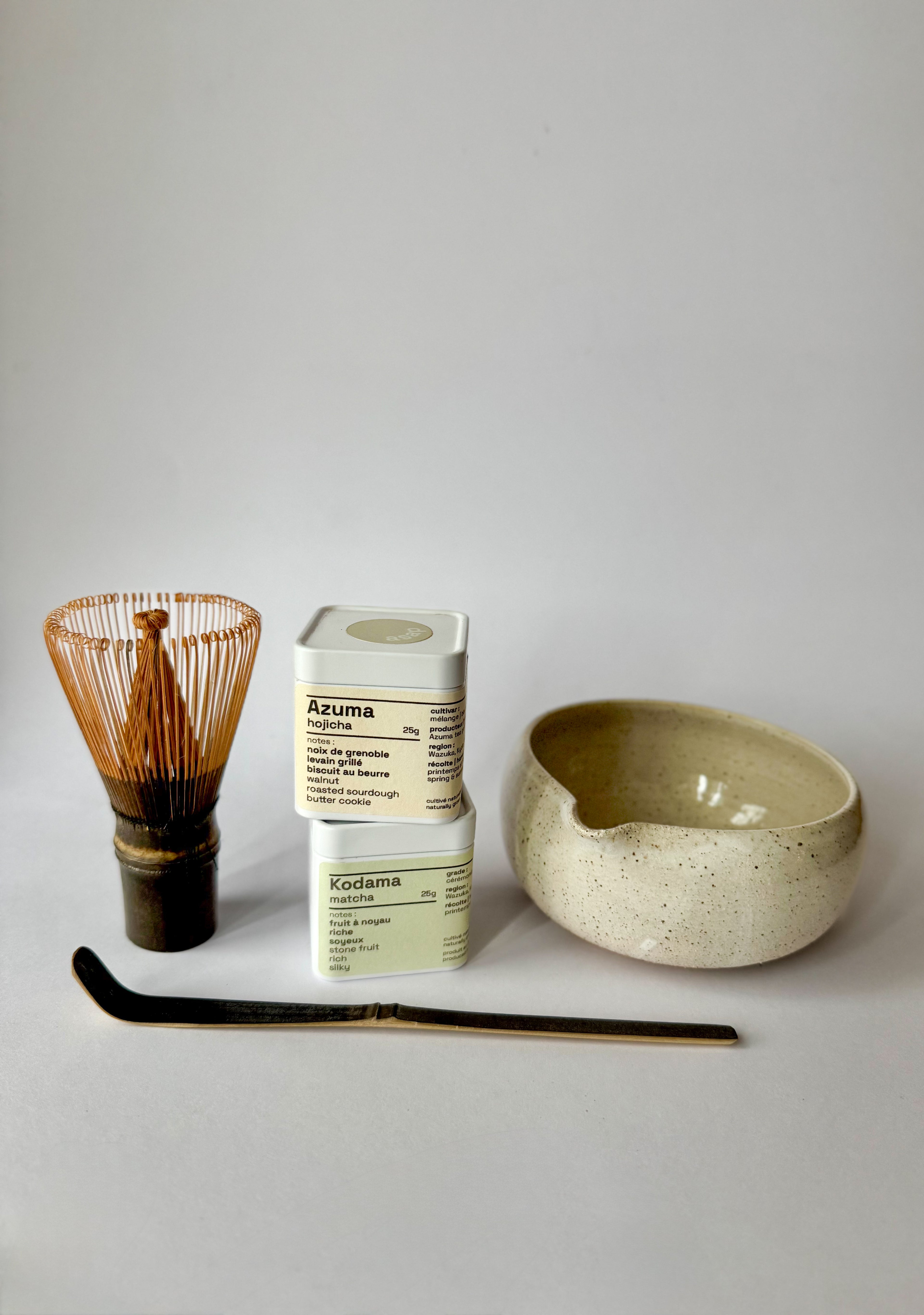 Matcha + Hojicha kit